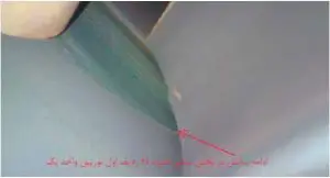 اثرات سايش روي شرود پره هاي رديف اول توربين